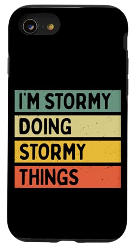 I'm Stormy Doing Stormy Things �ʔ������� �X�}�z�P�[�X iPhone SE (2020) / 7 / 8 �p
