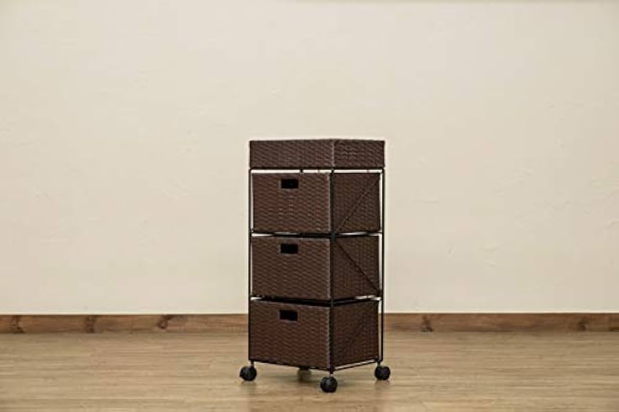 ラタン　３段チェスト 楽天市場】籐 ラタン チェスト 無垢 木製 3段 幅80cm たんす