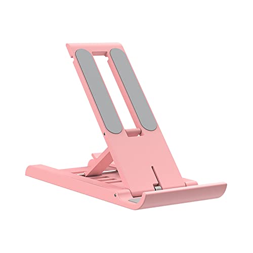 OELZM Cell Phone Stand Foldable Phone Holder Multi-Angle Universal Mobile Phone Stand Portable Smartphone Dock Compatible with Most Cell Phone and Tablet for Desk (Black/White/Blue/Pink) OELZM Cell Phone Stand Foldable Phone Holder Multi-Angle Universal Mobile Phone Stand Portable Smartphone Dock Compatible with Most Cell Phone and Tablet for Desk (Black/White/Blue/Pink)