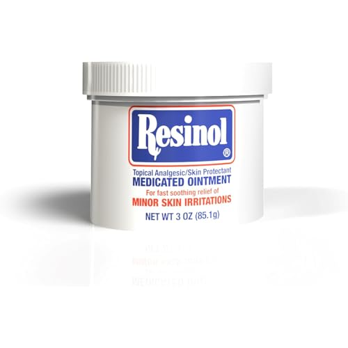 Image of Resinol Medicated Ointment – Topical Analgesic/Skin Protectant for Minor Skin Irritations, 3 oz (85.1 g)