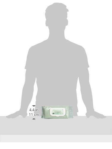 Medline Fitright Aloe Personal Cleansing Cloth Wipes, Scented, Pack Of 48, 8 X 12 Inch Adult Large Incontinence Wipes #TOP4