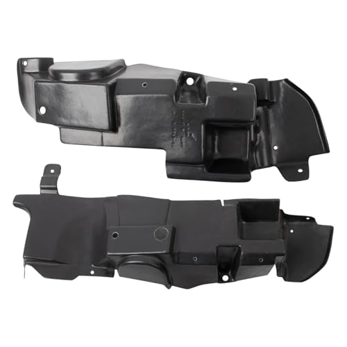 Image of TRQ Engine Splash Shield Driver & Passenger Side Compatible with 2008-2012 Chevrolet Malibu GM1228122 GM1228123