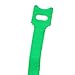 NTE Electronics 04-1040HL5 Nylon/Polypropylene Hook and Loop Cable Ties, 40 lb. Tensile Strength, 9.45" Length, 0.510" Width, Green (Pack of 10)