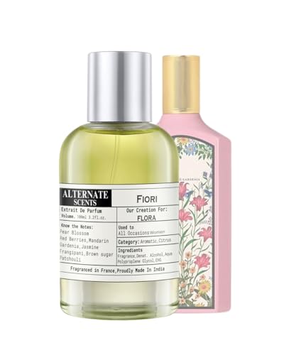Image of Alternate Scents FIORI 100ml Long Lasting Perfume For Women|Strong&Long Lasting with 30% Oil Concentration|Fresh Floral Fruity|Fragrance From France |Made In India|