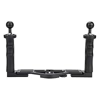 Seafrogs Unterwasser-Tablett, Seafrog-Griff, 25 X 18 X 6 Aluminium-Tablett mit Zwei Griffen Unterwasserkamera-Gehäuse, Zubehör