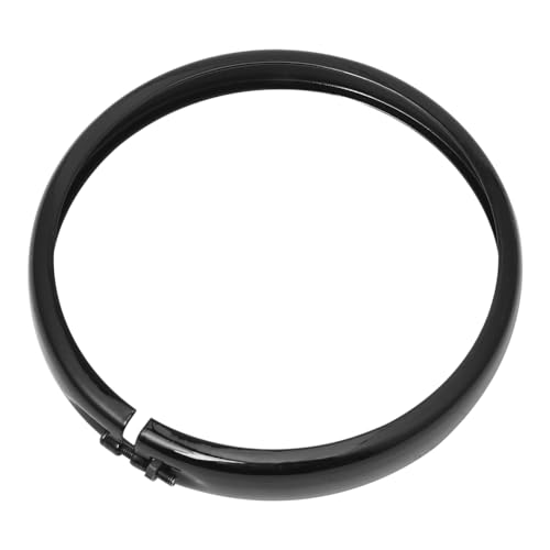 FTKDMT Motorrad 5,75" Scheinwerfer-Zierring passend für Harley Sportster Iron XL 883 1200 Dyna Softail Street Bob