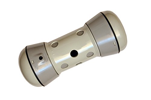 PIPOLINO L beige et taupe - Distributeur mobile et réglable d'aliments secs