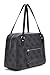 Imagen de GUESS bolso shopper bolsa de viaje con compartimento para portátil Travel Tote Coal Logo gris oscuro