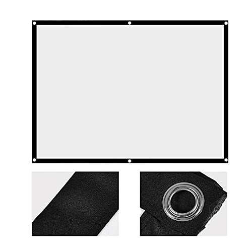 Pantalla para proyector 100 pulgadas 4:3 plegable miniatura 2