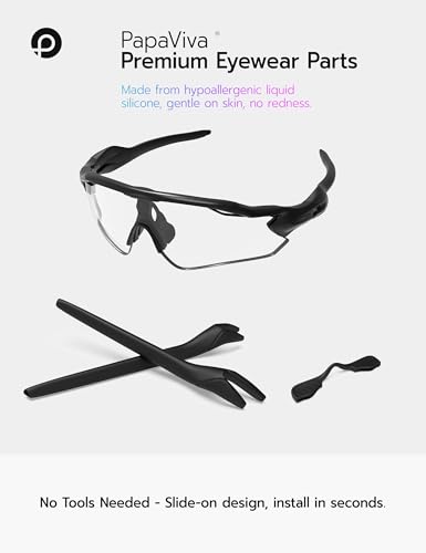 Image of Replacement Nose Pads & Ear Socks Rubber Kits for Oakley Radar EV Path OO9208 / Radar EV Pitch OO9211 Sunglass