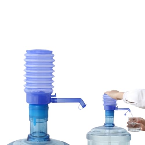 Water Pump for 5 Gallon Bottle, 2Pcs Universal Drinking Water Pump Manual 5 Gallon Water Dispenser Portable Hand Pressure 5 Gallon Bottle Dispenser Pump for Home