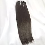 Last 5 Years 10 Inches Short Light Yaki Straight Relaxed Straight Raw Human Hair 1 Bundle Natural Coarse Yaki Kinky Straight One Donor Virgin Hair Weave For Black Women