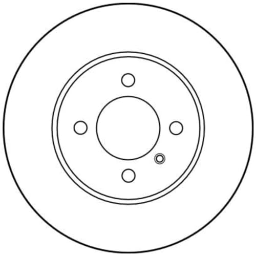 Jeu de disques de frein TRW DF1569 pour essieu de voiture