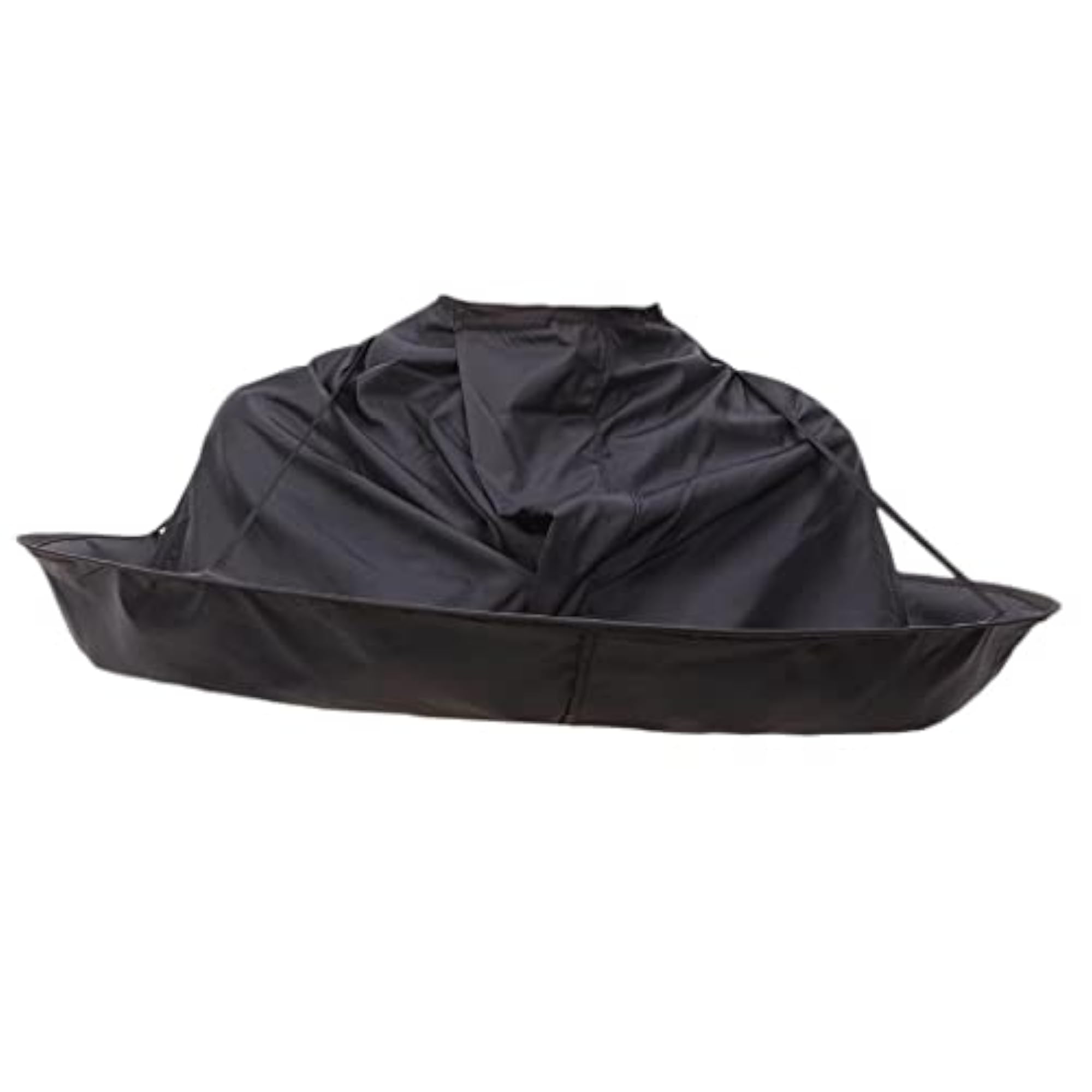 Pro Hair Cutting Cape Hair Catcher Cloak Kit, Black