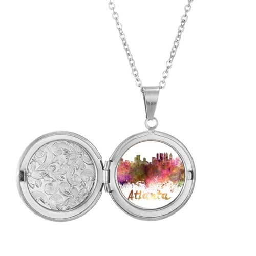 Collier avec médaillon aquarelle pour sublimer vos tenues d'été