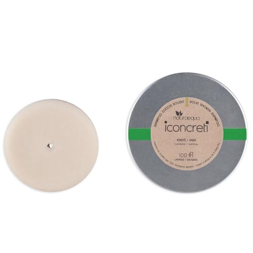 Naturaequa Champú y Gel de Ducha Sólido Karité 80g | Para Todo Tipo de Cabello y Cuerpo | Sin Plástico, Vegano, Natural, con Manteca de Karité | Hasta 100 Lavados
