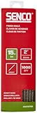 SENCO DA21EPBR 34 Degree Collated Finish Nails, 15 Gauge, 2 Inch Length, Bright, 1,000 Count Pack