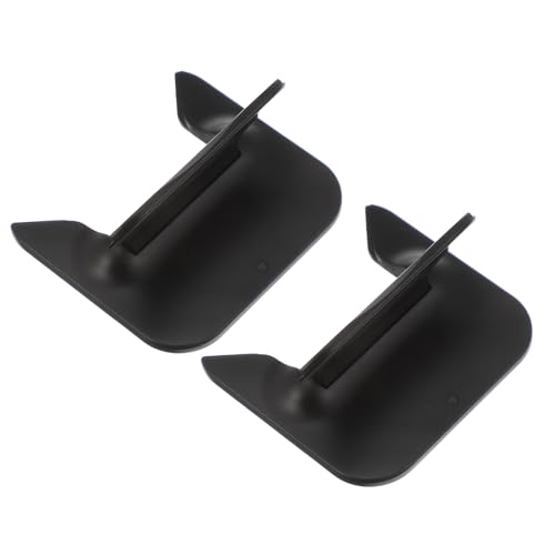 KOMBIUDA Soporte Plegable para Laptop 2 Piezas Negro