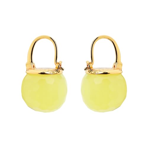Image of Crystal Earrings for Women, Sparkly Austrian Crystal Disco Ball Earrings, 18K Gold Plated Post Drop Earrings with Colorful Spheres, Hypoallergenic & Lightweight, Ideal Gift for Her