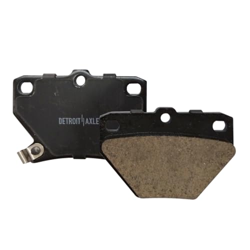 Image of Detroit Axle - REAR Ceramic Brake Pads Replacement for Pontiac Vibe | Toyota Celica Corolla Matrix - 2pc Set