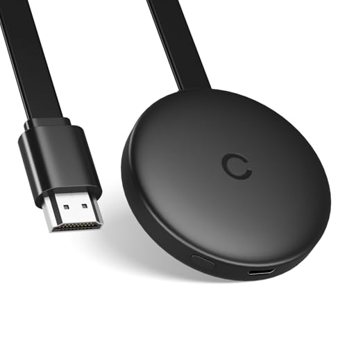 Wireless HDMI Dongle, Adaptador HDMI Inalámbrico Miracast 2,4/5 GHz Dongle de Pantalla WiFi 1080P Compatible con Windows/Mac/Android/iOS/Miracast/DLNA/Airplay, Compatible con HDTV/Monitor/Proyector
