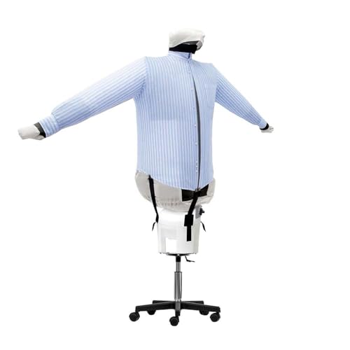 EOLO Stira Camicie SA05 S INOX Stira Asciuga in Automatico Camicie Camicette Stiratrice Asciugatrice Stendiasciuga Manichino Ferro Stiro Robot 2 Programmi Made in Italy Garanzia 5 Anni Efficienza A++