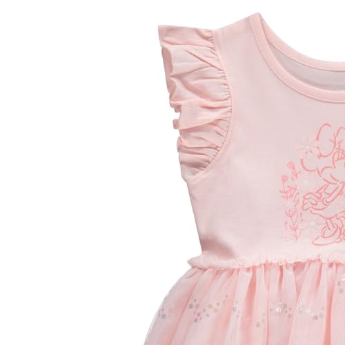 Disney Minnie Mouse Girls Dress - Fastasy Dress Up Playwear for Girls - Everyday Fashion Dress Gown with Tulle3