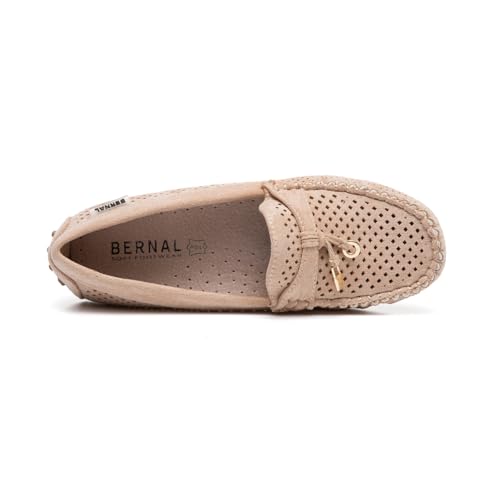 Image of Bernal Women's Non-Slip Penny Loafers - All-Day Comfort Flat Driving Shoes for Work Office & Casual Walking
