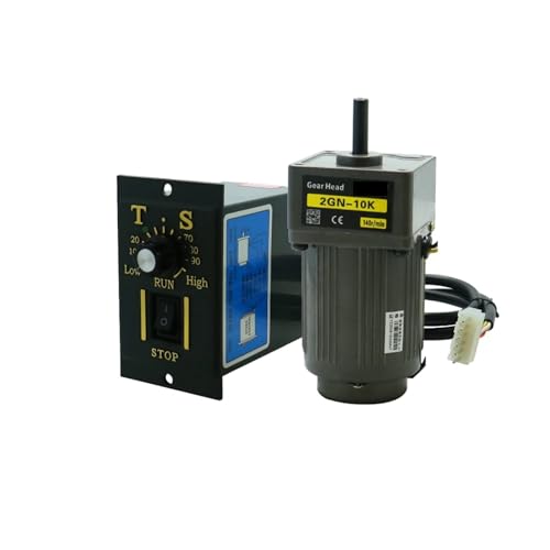Moteur induction 220V 6W arbre 8mm micromoteur asynchrone réglable machine emballage
