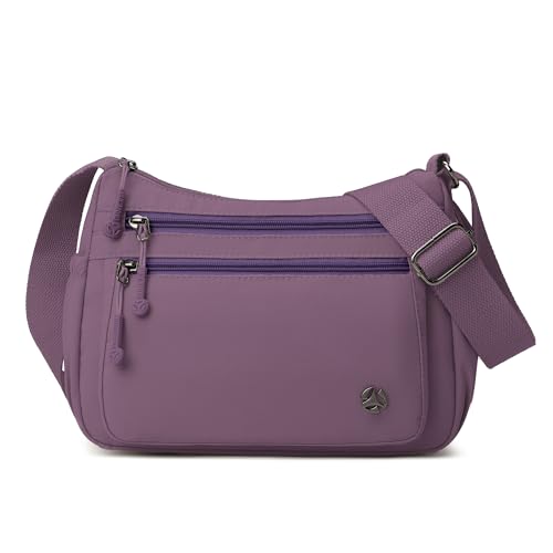 Image of Pealwel Casual Crossbody Bag with Anti Theft Pocket - Women Lightweight Water-Resistant Purse Bag