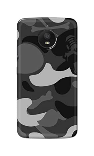 Image of Printed Hard Back Cover Case for Motorola Moto E4+ Plus Back Cover (Army Pattern) -1302