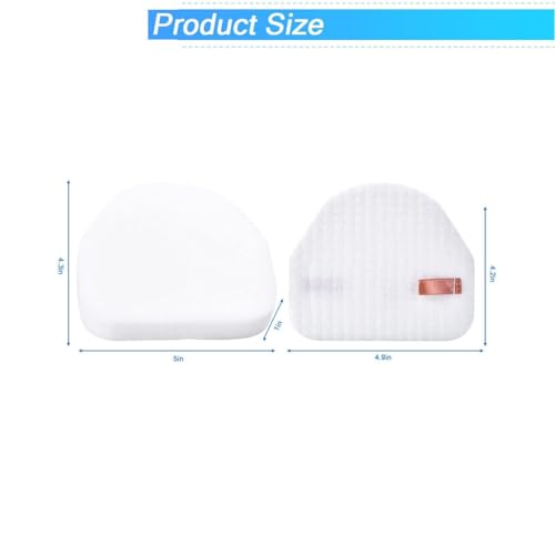 4 Pack Filter Replacement for Shark Rocket Professional Upright Vacuum NV482, NV481, NV480, Rotator Powerlight Professional NV450, DuoClean Slim NV202, NV200, Navigator Light NV105 Part XFF450