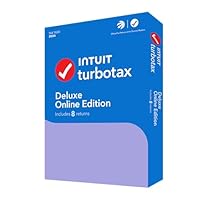TurboTax Deluxe Online Edition 2024 - 8 Returns - English - Online Version [PC/Mac Online Code]