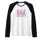 Chillin Ice Cream Daytona Beach Chillin Fun Daytona Beach Raglan Baseball Tee