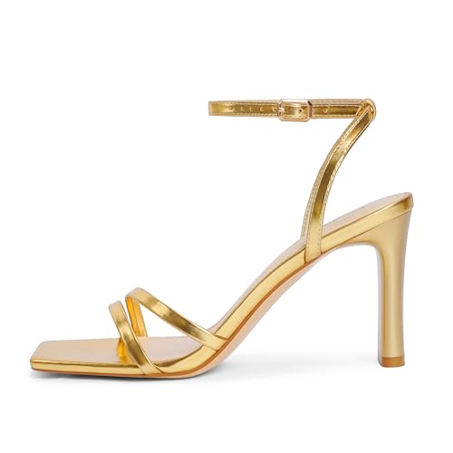 Modatope Womens Sandals Square Open Toe Chunky High Heels Strappy Ankle Strap Sandals Comfort Dress Party Shoes2