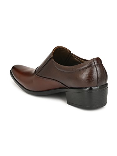 Image of SIR CORBETT Men's Height Increasing Formal Shoes | Office Shoes | Moccasin | Heel Shoes