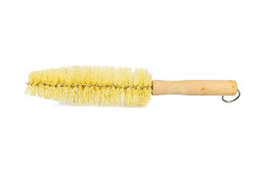 CARCAREZ 12\" Car Wash Brush Motorcycle Spoke Wheel Rim Brush Wheel Cleaning Tool for Tire Rim Cleaning