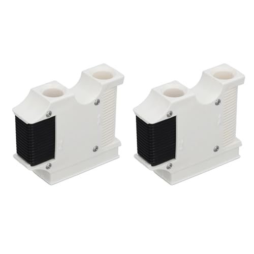 Boat Fender Hanger, 2PCS Boat Fender Clips, Boat Rail and Cleat Fender Clip, Pontoon Rail Fender Hanger Adjuster, Boat Bumper Clips for Docking, Pontoon Boat, Bass Boat, Jon Boat
