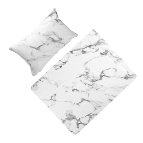 Repose-main pliable pour manucure en PU blanc et support de poignet stable