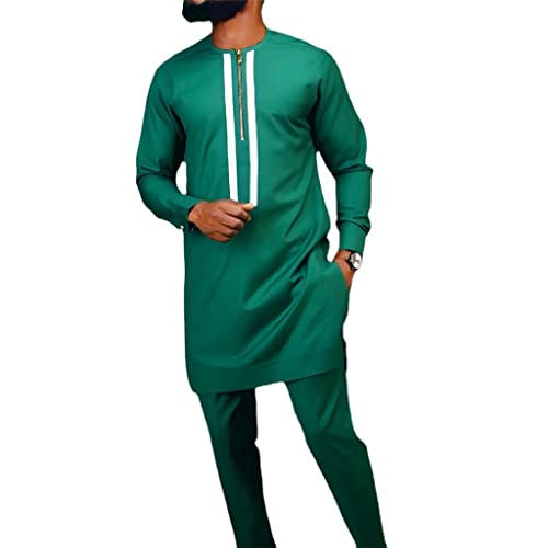 Tracksuit Tribal Africain Tenues Manches Longues Ensemble Homme Casual