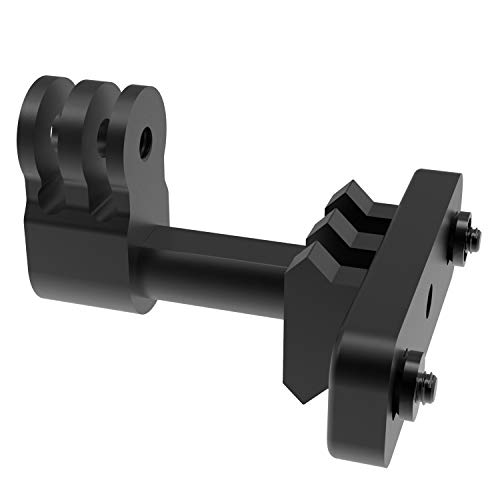 XAegis Keymod GoPro Mount, 2 in 1 Side Gun Rail Mount for GoPro and Keymod Picatinny Rail, 90 Degree Camera Mount for Keymod System - Thumbnail 2