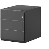 Bisley Cassetti universali in Metallo 633 Nero, 56,5 x 42 x 49,5 cm