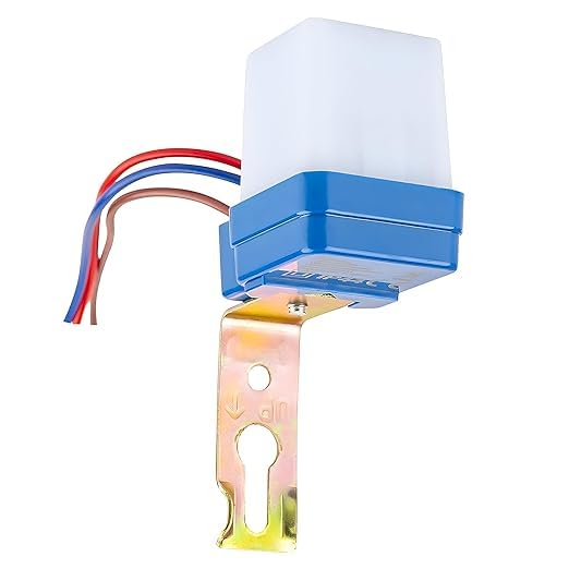 SP Electron Day/Night Auto On/Off Photocell Sensor, 6A, Blue, Pole Mount, Light Switch