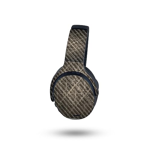 Image of MightySkins Carbon Fiber Skin Compatible with Skullcandy Crusher ANC 2 - Vintage Elegance | Protective, Durable Textured Carbon Fiber Finish | Easy to Apply