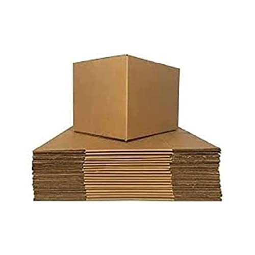 IDMENAGE - LOT DE 25 BOITES EN CARTON ONDULE - 20X20X20 CM Cover