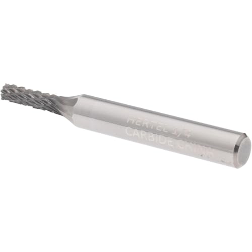 Fresa Abrasiva Hertel Cilíndrica 1/8" Doble Corte miniatura 3