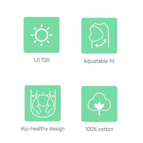 Image of SwaddleMe by Ingenuity Monogram Collection Baby Swaddle, 100% Cotton, Improves Sleep & Calms Startle Reflex, 0-3 Months, Pocket Fold Design for Easy Changes, 1.0 TOG, 3-Pack - Elephant Dance