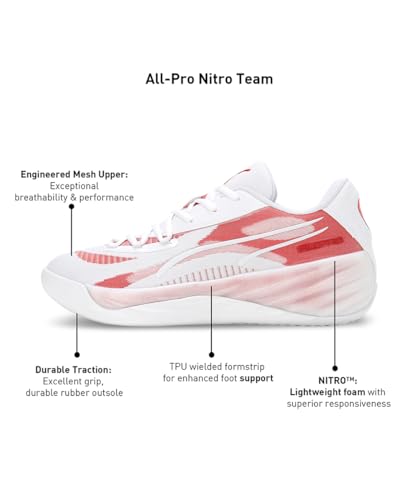Image of PUMA Mens Hoops X Polar Express All Pro Nitro Basketball Sneakers Shoes