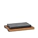 Produktbild kela Heißer Stein mit Servierplatte, Steingrill, Lavastein Steakbrett 24 x 16 x 4 cm, Hot Stone Grill, COUNTRY