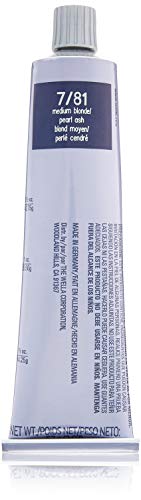 Wella Illumina Color Permanent Creme Hair Color 7 81 Medium Blonde-Pearl Ash for Unisex, 2 Ounce Wella Illumina Color Permanent Creme Hair Color 7 81 Medium Blonde-Pearl Ash for Unisex, 2 Ounce